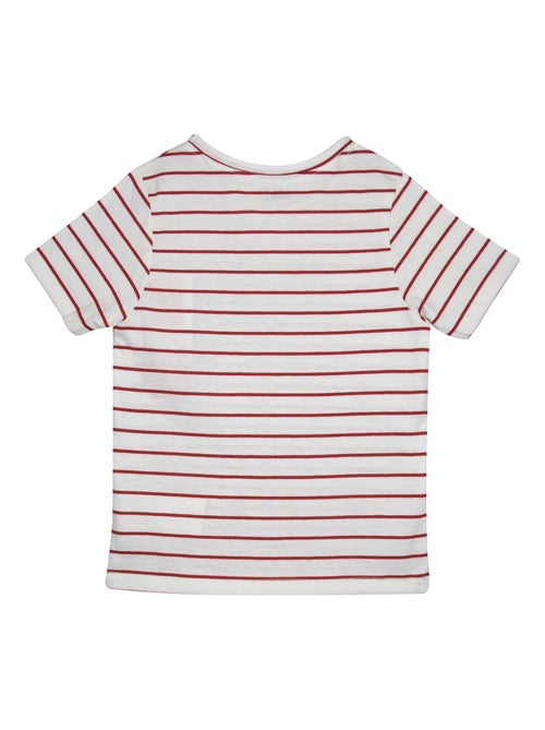 TEE SHIRT LAOUEN MANCHES COURTES ENFANT - Kiabi