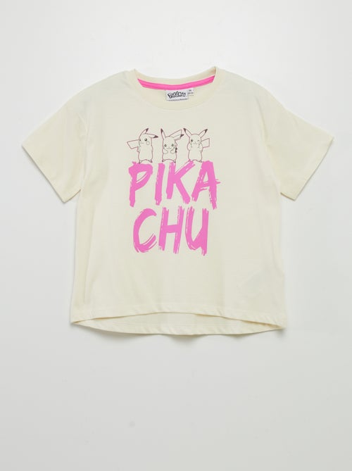 Tee-shirt large 'Pikachu' - Kiabi