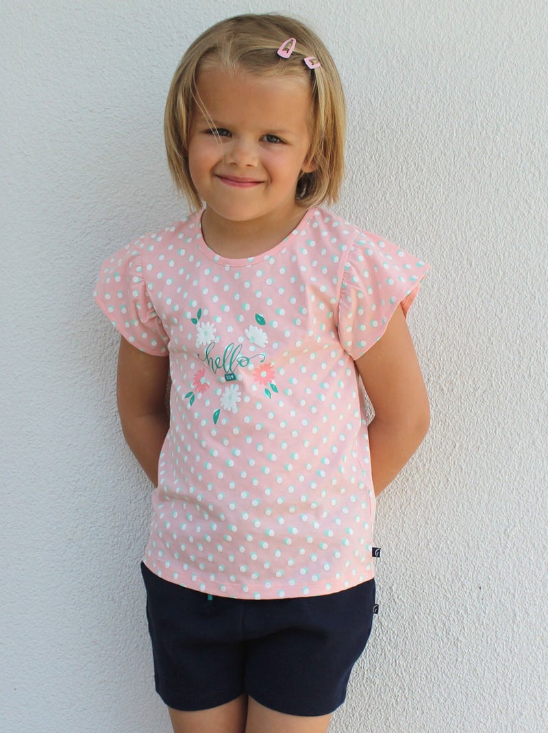 TEE SHIRT LARISSA ENFANT Rose - Kiabi