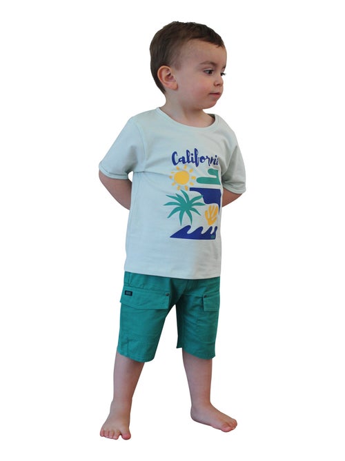 TEE SHIRT LAURIAN MANCHES COURTES ENFANT - Kiabi