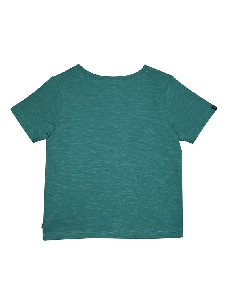 TEE SHIRT LAWRENCE MANCHES COURTES ENFANT Vert - Kiabi