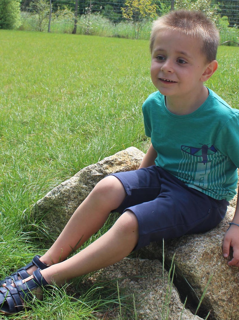 TEE SHIRT LAWRENCE MANCHES COURTES ENFANT Vert - Kiabi