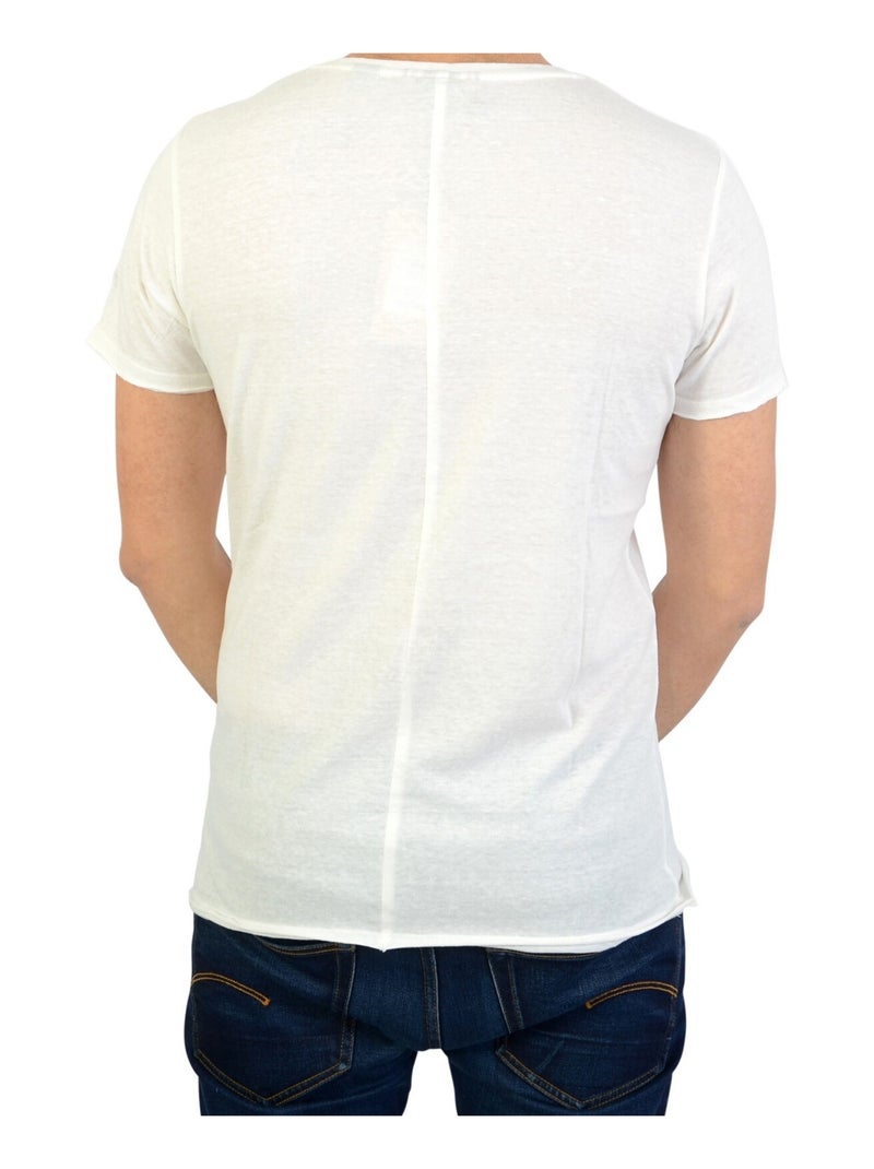 Tee-Shirt Le Temps Des Cerises Alban Blanc - Kiabi