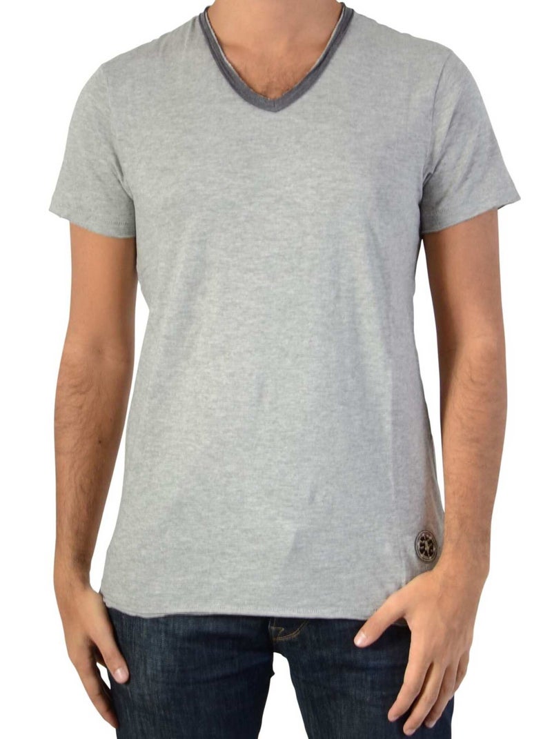 Tee Shirt Le Temps des Cerises Pierre Gris - Kiabi