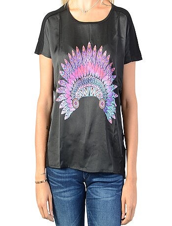 Tee Shirt Le Temps des Cerises TSH F Indicat Black