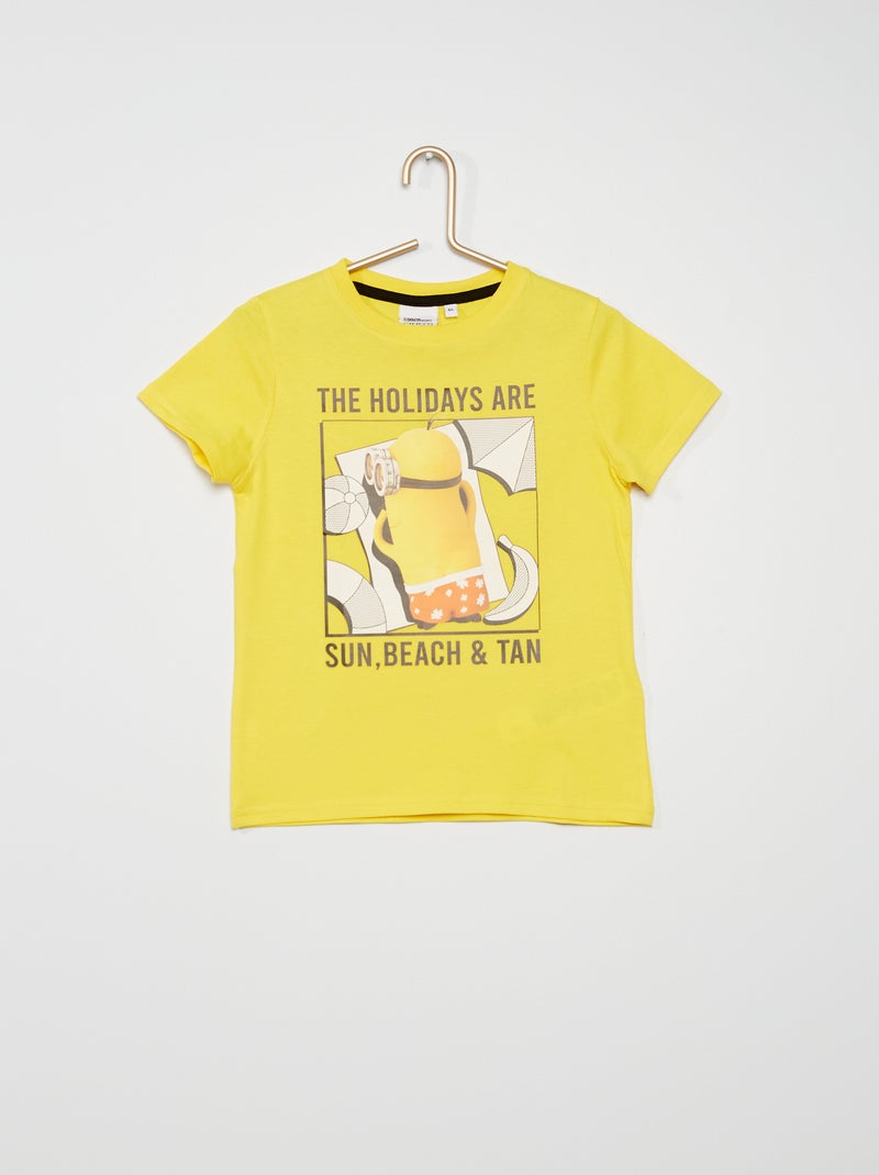Tee-shirt 'Les Minions' jaune - Kiabi
