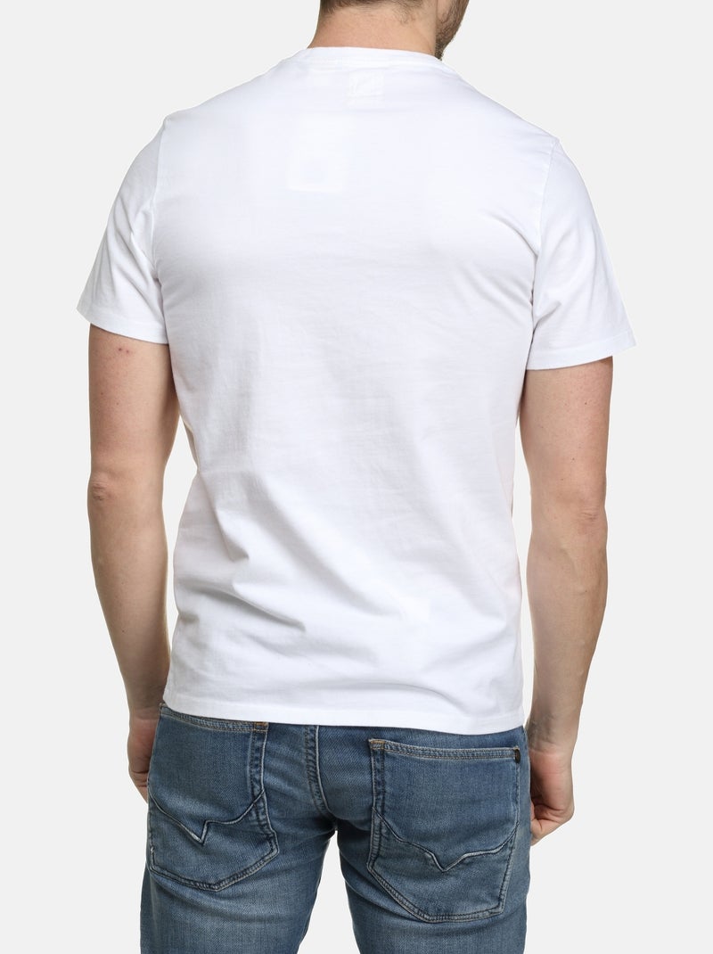 Tee Shirt Levi's col rond Blanc - Kiabi