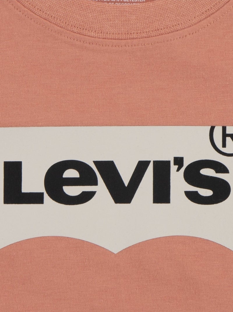 Tee Shirt Levi's Kids logotyp? Orange corail - Kiabi
