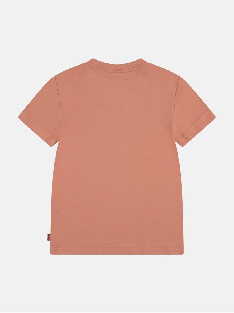 Tee Shirt Levi's Kids logotypé Orange corail - Kiabi