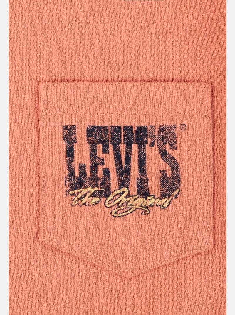 Tee Shirt Levi's Kids manches courtes Orange - Kiabi