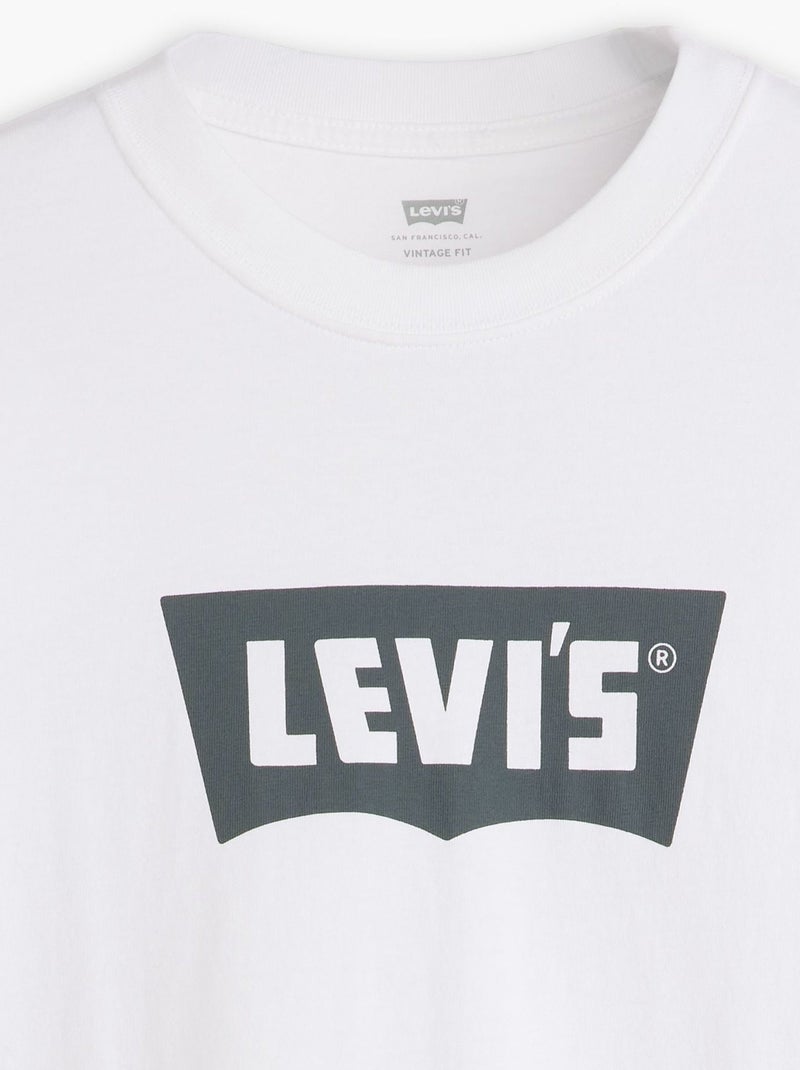 Tee Shirt Levi's manches courtes Blanc - Kiabi