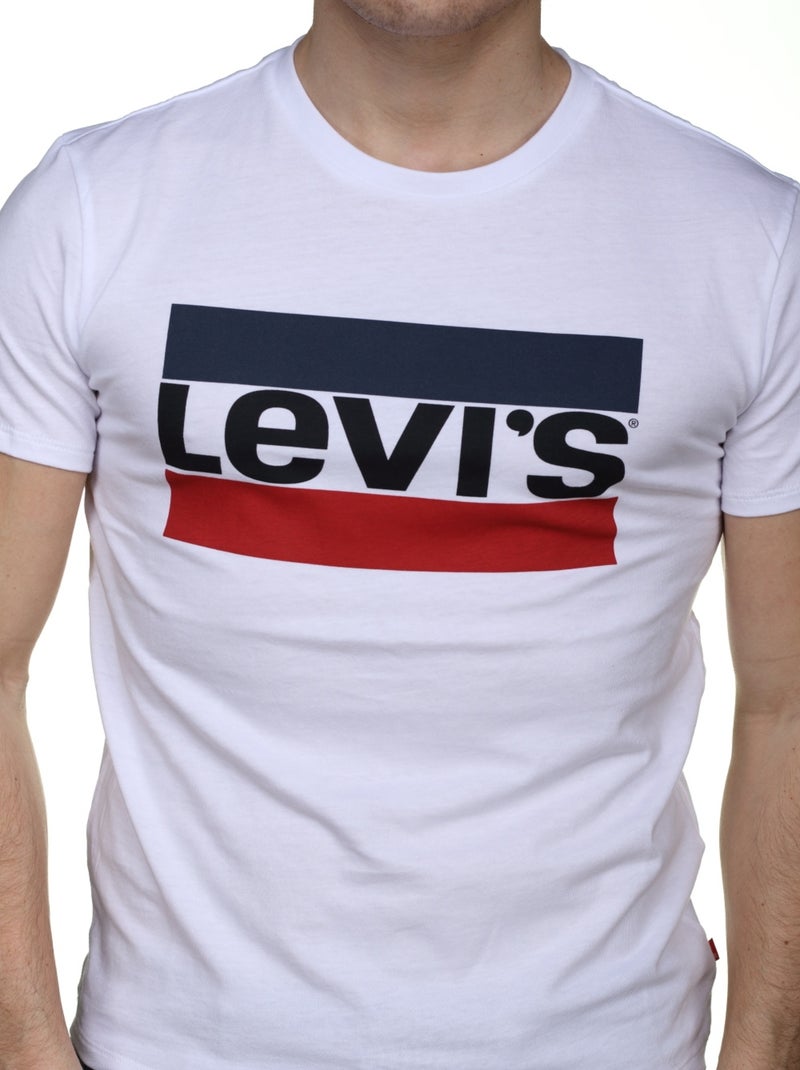 Tee Shirt Levi's manches courtes Blanc - Kiabi
