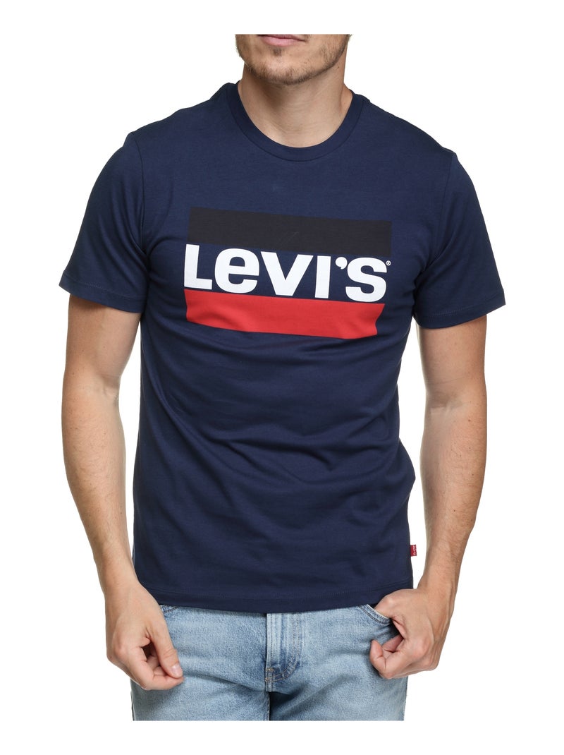 Tee Shirt Levi's manches courtes Bleu foncé - Kiabi