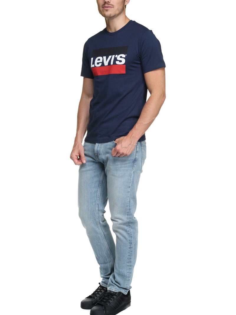 Tee Shirt Levi's manches courtes Bleu foncé - Kiabi
