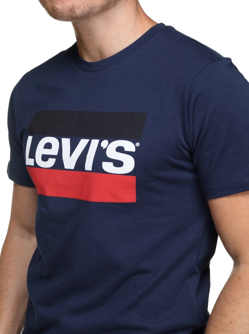 Tee Shirt Levi's manches courtes Bleu foncé - Kiabi