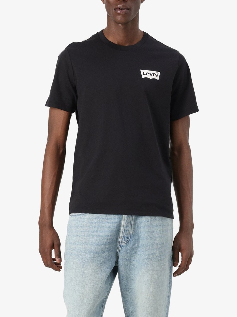 Tee Shirt Levi's manches courtes Noir - Kiabi