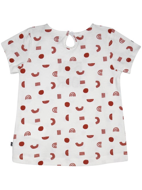 TEE SHIRT LILETTE MANCHES COURTES ENFANT - Kiabi