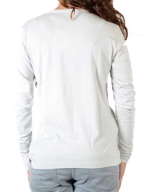 Tee Shirt Little Eleven Paris Basic V LS Mixte - Kiabi
