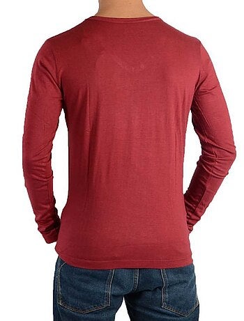 Tee Shirt Little Eleven Paris Basic V LS Mixte