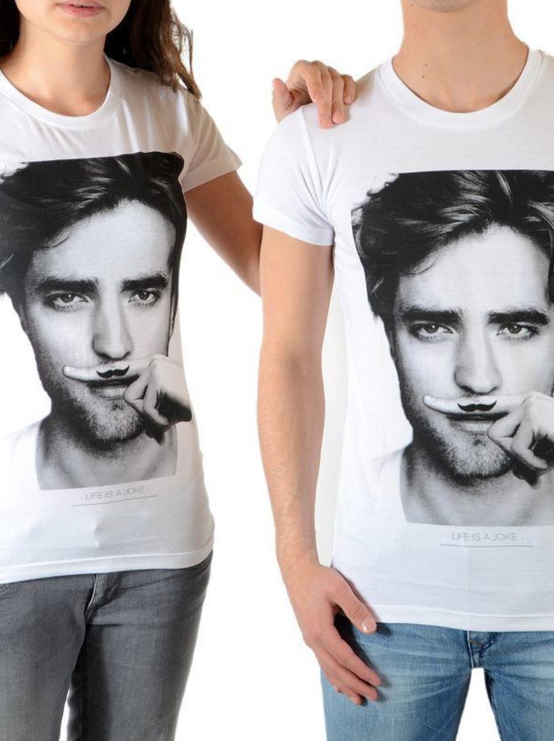 Tee Shirt Little Eleven Paris Berty SS Mixte Blanc - Kiabi