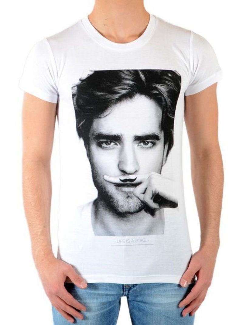Tee Shirt Little Eleven Paris Berty SS Mixte Blanc - Kiabi