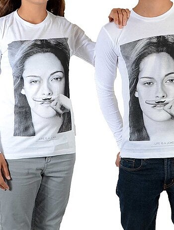 Tee Shirt Little Eleven paris Chris LS Mixte