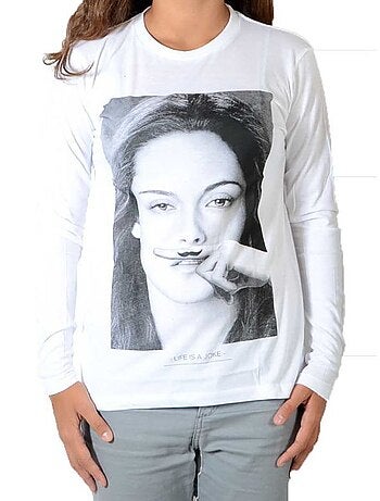 Tee Shirt Little Eleven paris Chris LS Mixte