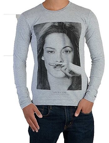Tee Shirt Little Eleven paris Chris LS Mixte