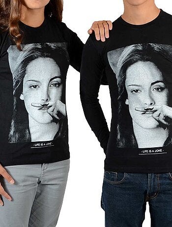Tee Shirt Little Eleven paris Chris LS Mixte