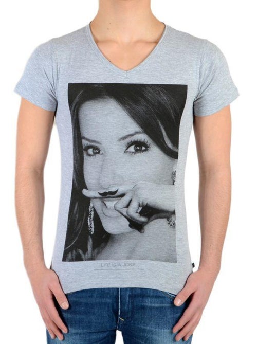 Tee Shirt Little Eleven Paris Eva SS Mixte - Kiabi