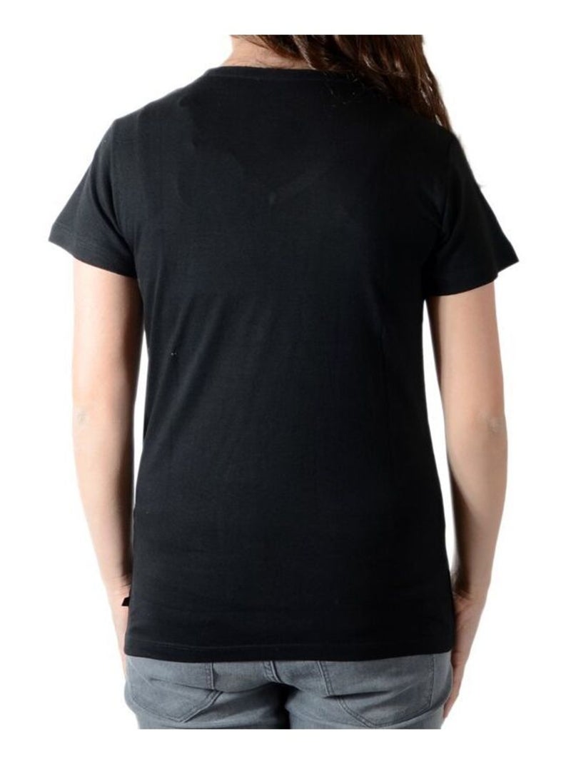 Tee Shirt Little Eleven Paris Fille Little Berty Robert Pattinson Noir - Kiabi