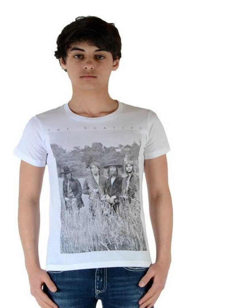 Tee Shirt Little Eleven Paris Garçon Little Jeatles TS Blanc - Kiabi