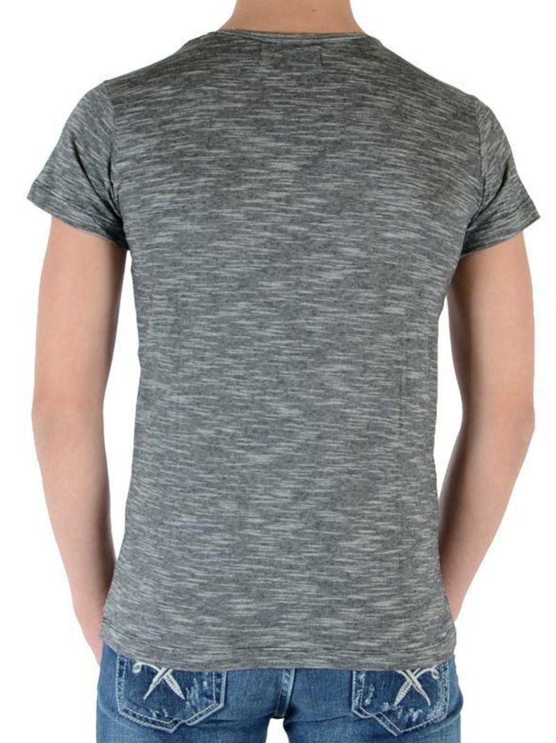 Tee Shirt Little Eleven Paris Garçon Little Smith TS Gris Cotton Vintage Gris - Kiabi