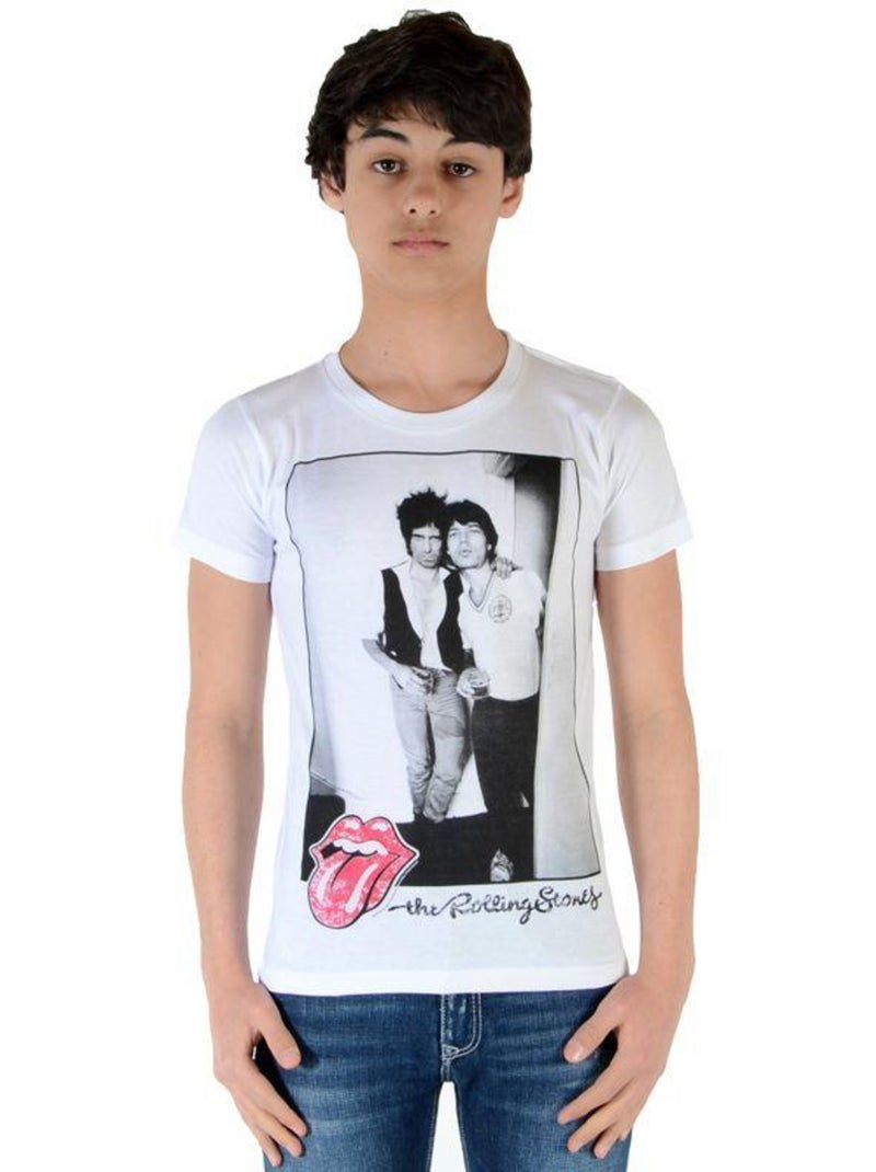 Tee Shirt Little Eleven Paris Garçon Little Stones Ts Blanc - Kiabi