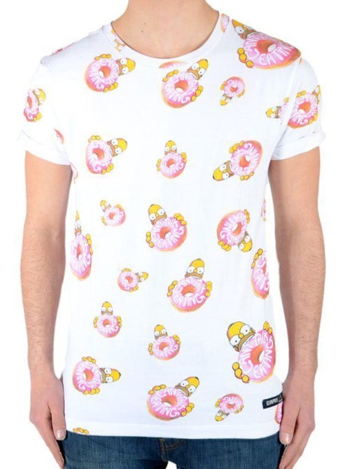 Tee Shirt Little Eleven Paris Homerall SS Mixte Garçon   Fille  Blanc - Kiabi