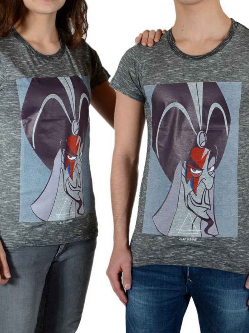 Tee Shirt Little Eleven Paris Jaffar SS Mixte Gris - Kiabi