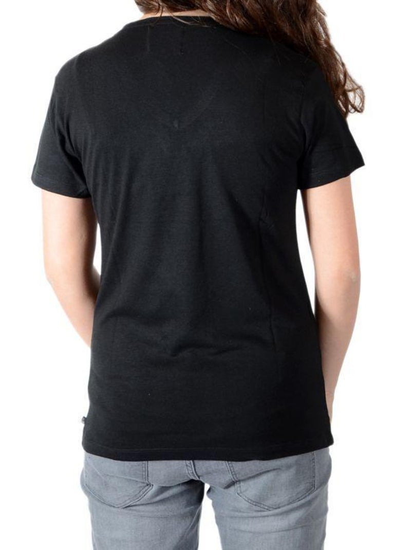 Tee Shirt Little Eleven Paris Kanye SS Mixte Garçon   Fille  Noir Noir - Kiabi