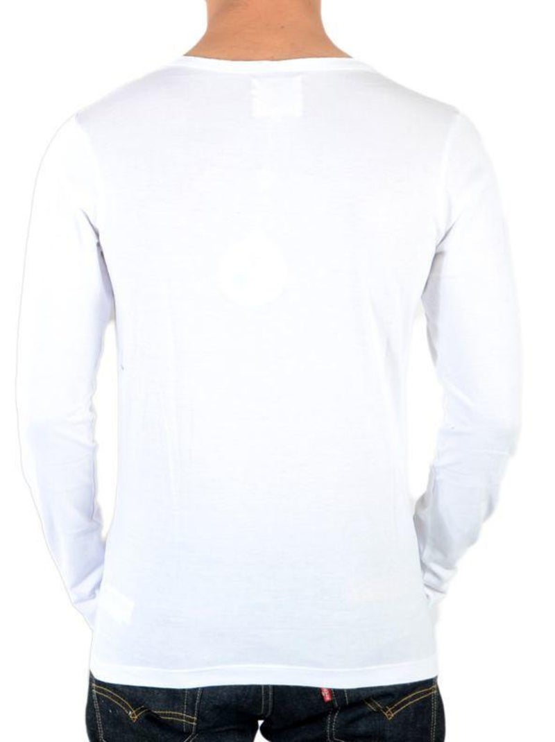 Tee Shirt Little Eleven Paris Kate LS Kate Moss Mixte Garçon   Fille  Blanc M99 Blanc - Kiabi