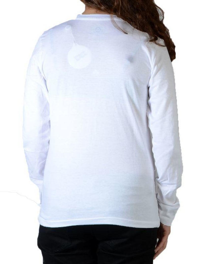 Tee Shirt Little Eleven paris Kim LS Mixte Gris - Kiabi