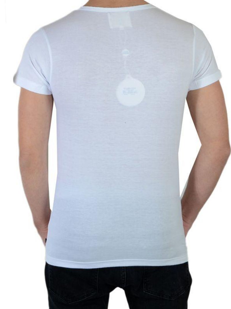 Tee Shirt Little Eleven Paris Lil SS Mixte Blanc - Kiabi