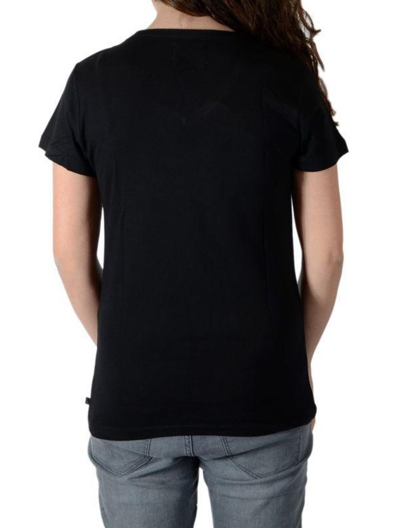 Tee Shirt Little Eleven Paris Lil SS Mixte Noir - Kiabi