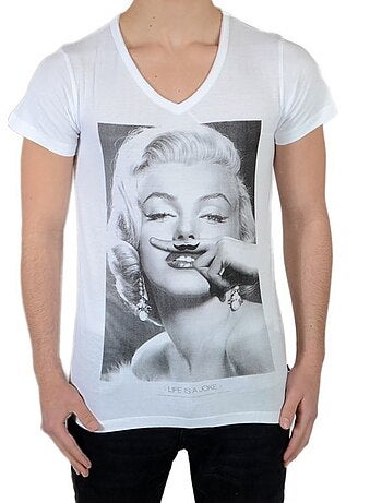 Tee Shirt Little Eleven Paris Marilyn SS Mixte