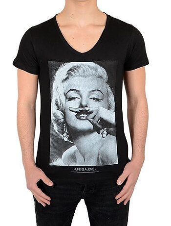 Tee Shirt Little Eleven Paris Marilyn SS Mixte