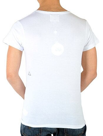 Tee Shirt Little Eleven Paris Monroedream SS Mixte Garçon Fille Blanc