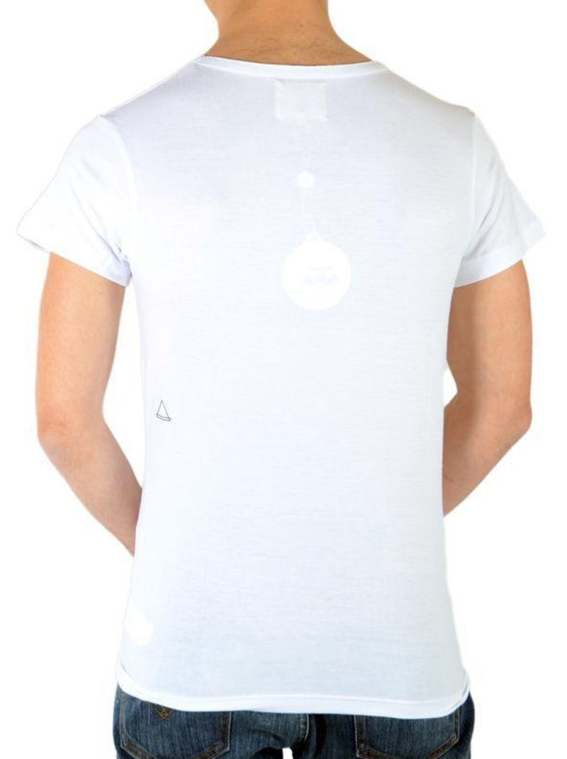 Tee Shirt Little Eleven Paris Monroedream SS Mixte Garçon   Fille  Blanc Blanc - Kiabi