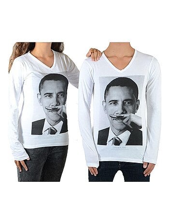 Tee Shirt Little Eleven Paris Obama SS Mixte - Kiabi