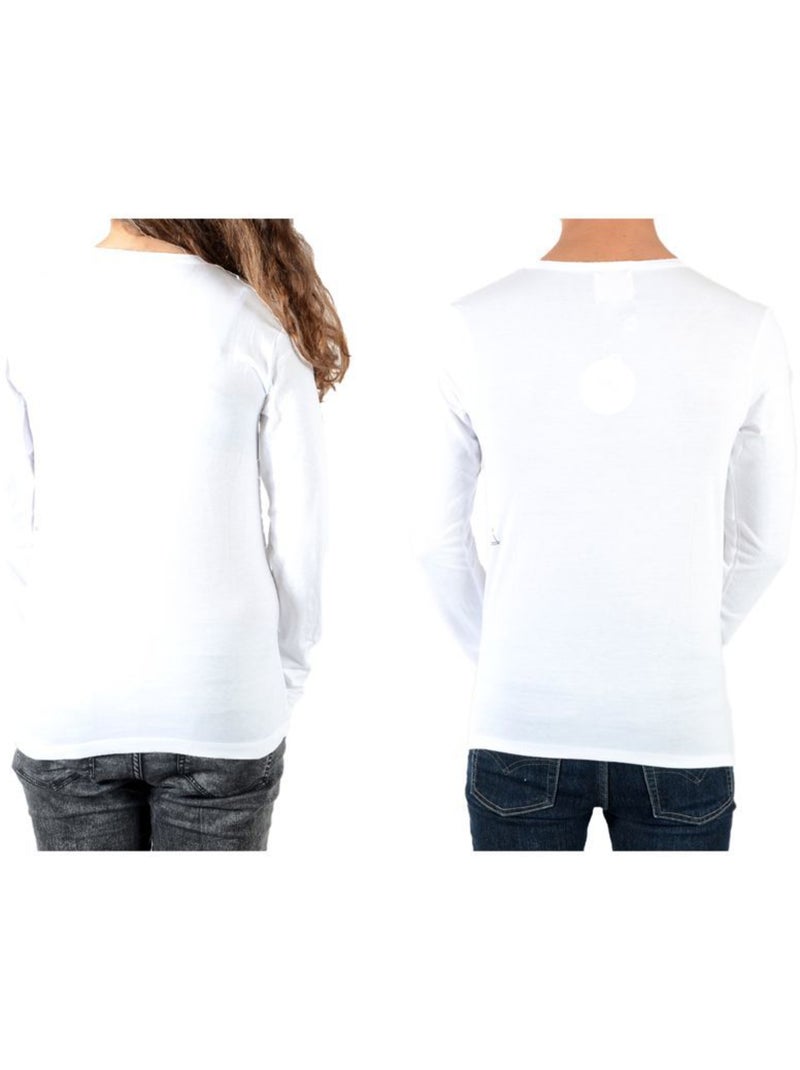 Tee Shirt Little Eleven Paris Obama SS Mixte Blanc - Kiabi