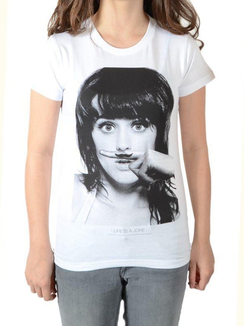 Tee Shirt Little Eleven Paris Perry SS Mixte Blanc - Kiabi