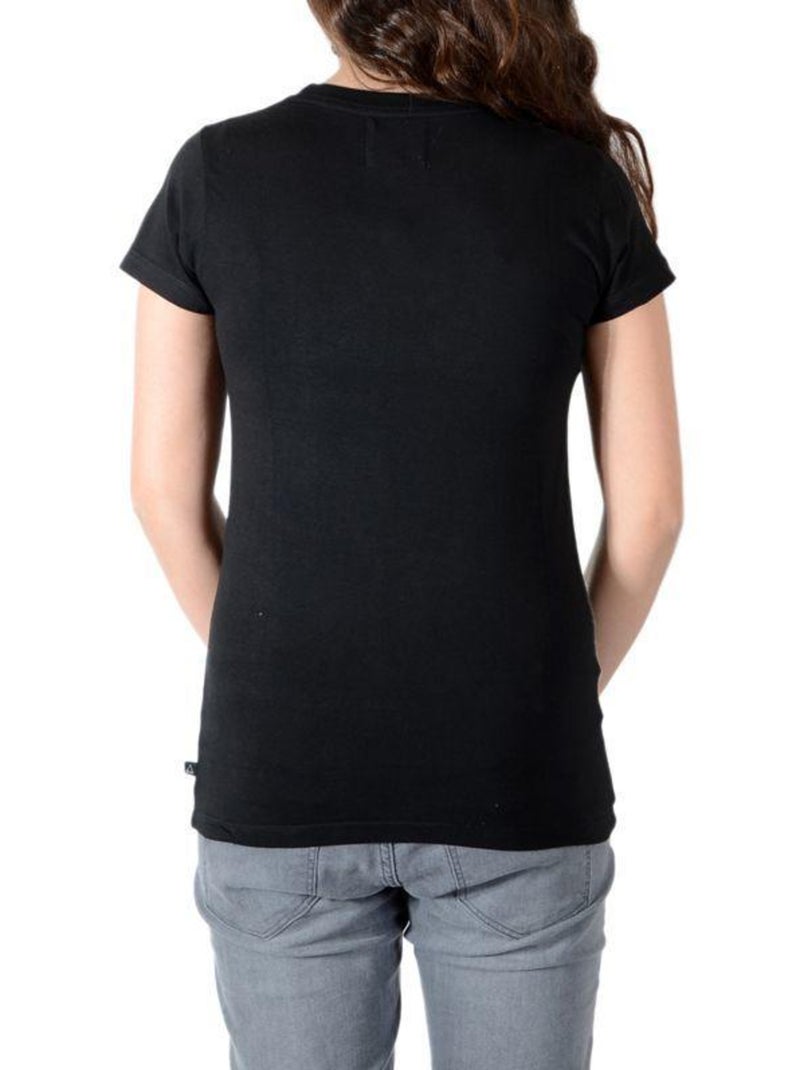 Tee Shirt Little Eleven Paris Perry SS Mixte Noir - Kiabi