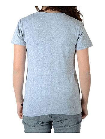 Tee Shirt Little Eleven Paris Rabbit SS Mixte garçon fille Bugs Bunny Gris